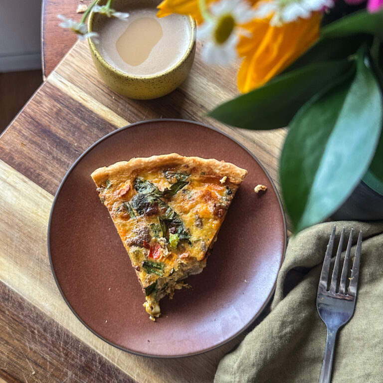 Breakfast quiche