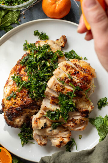 Citrus Herby grilled chicken breast