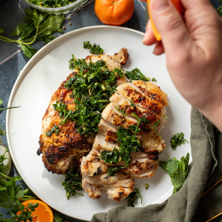 Citrus Herby grilled chicken breast