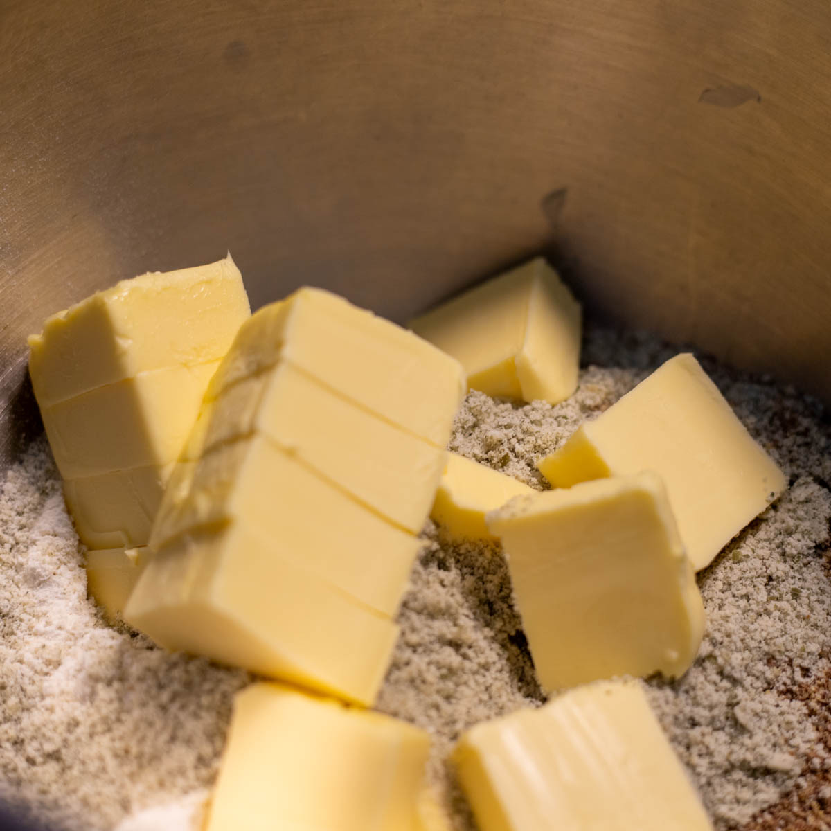 Flour seed mixture with butter